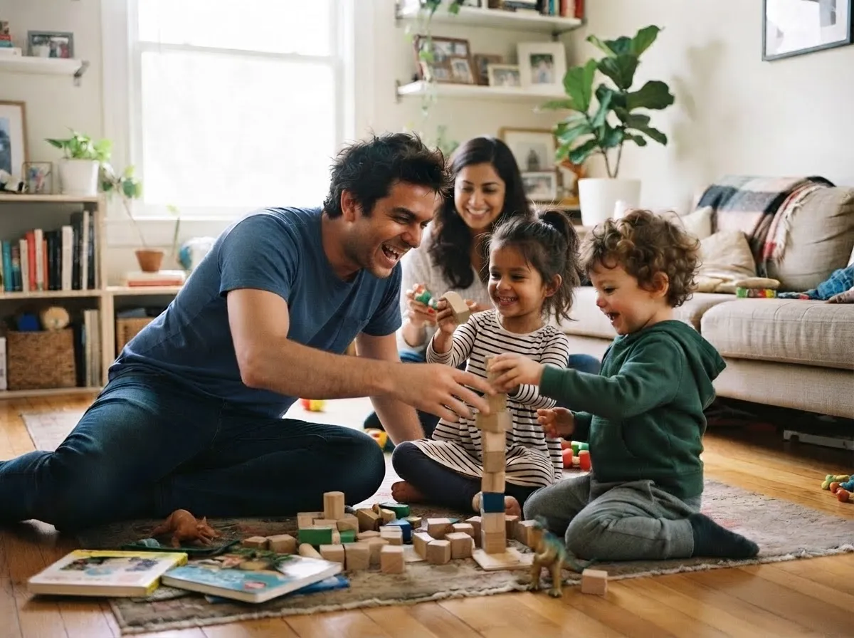 Illustrative family photograph